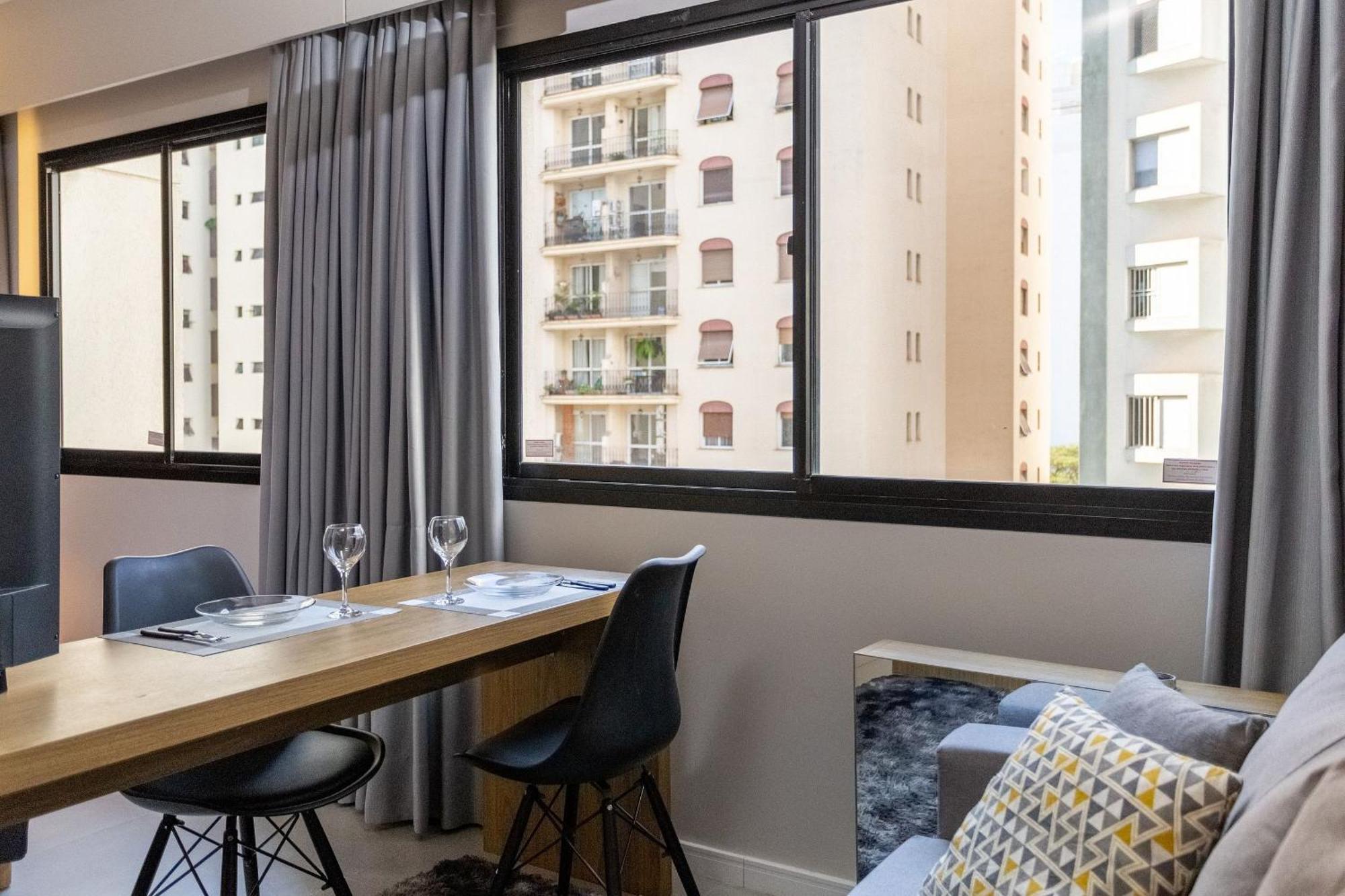 상파울루 Flat Em Moema 아파트 외부 사진